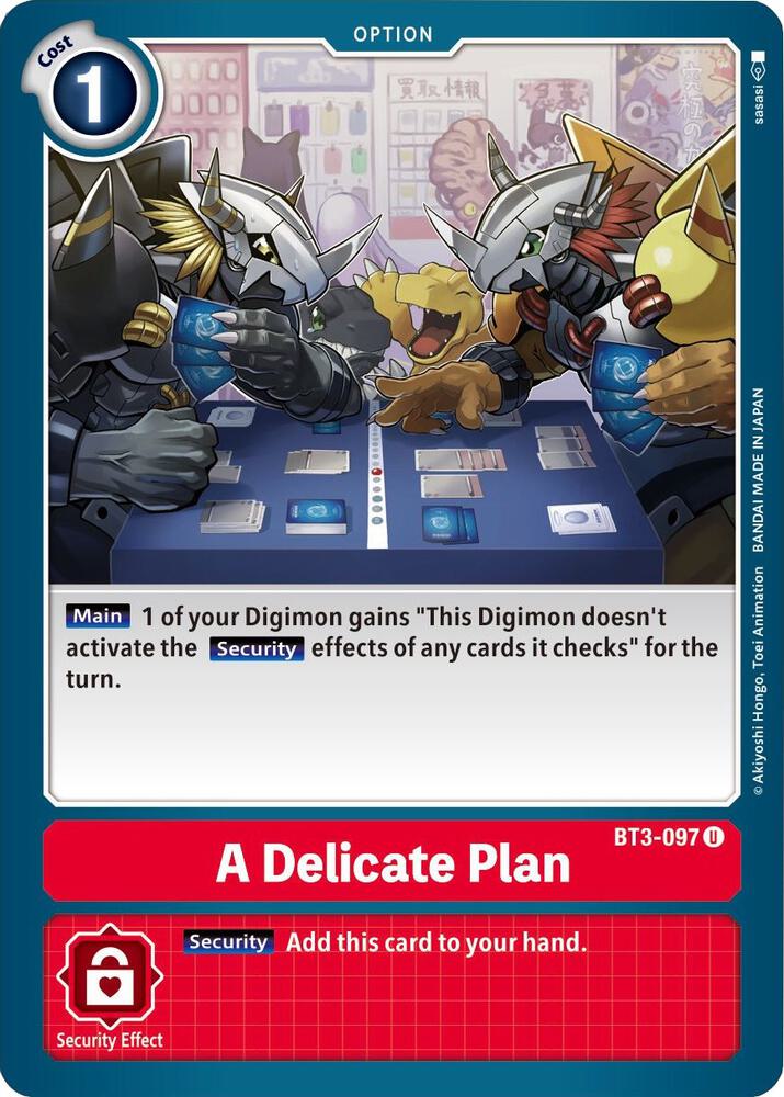A Delicate Plan - Release Special Booster 1.5 (BT01-03B)