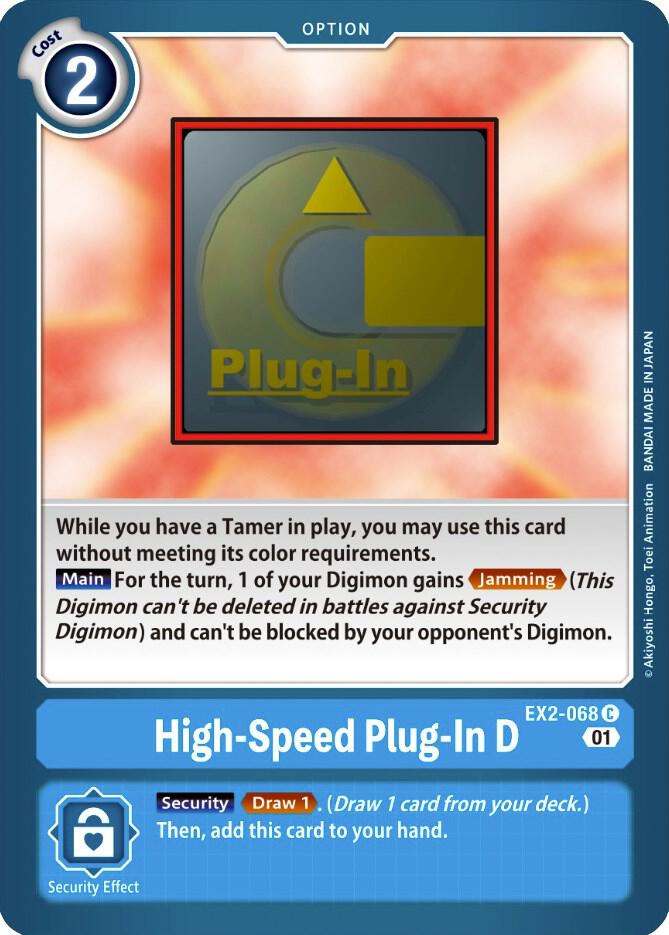 Dynamic High Speed Card High-Speed Plug-In D - Digital Hazard (EX-02) – Digital World