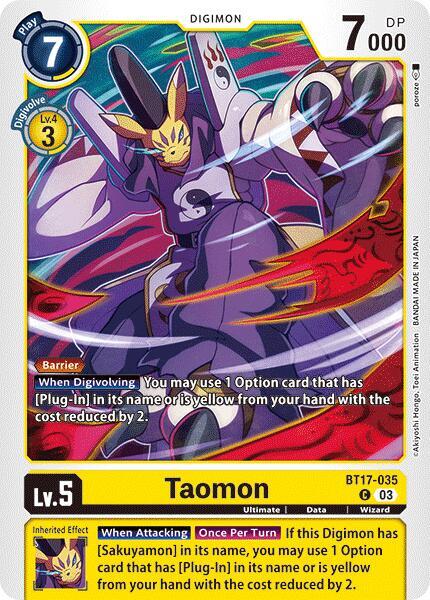Taomon - Secret Crisis (BT-17)