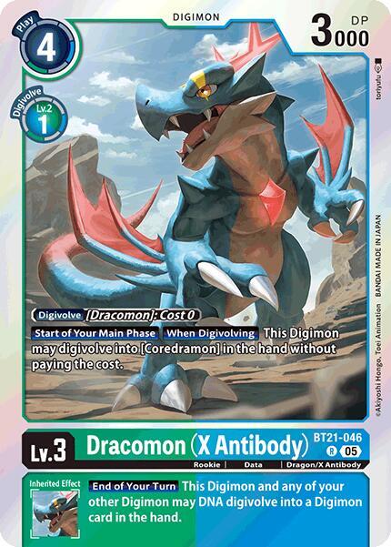 Dracomon (X Antibody) - World Convergence (BT21)