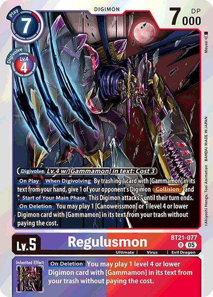 Regulusmon - World Convergence (BT21)
