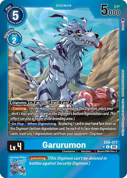 Garurumon (Limited Foil) - Versus Monsters (EX-09)
