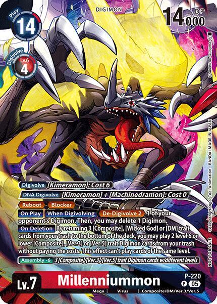 Millenniummon (Time Stranger Box Topper) - Digimon Promotion Cards (D-PR)