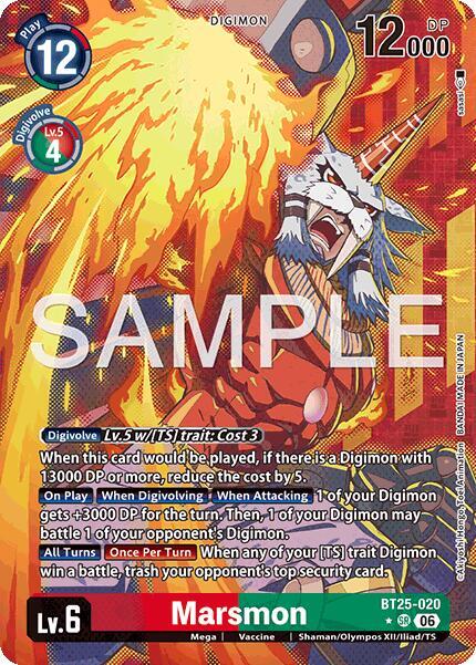 Marsmon (Alternate Art) - Dual Revolution (BT-25)